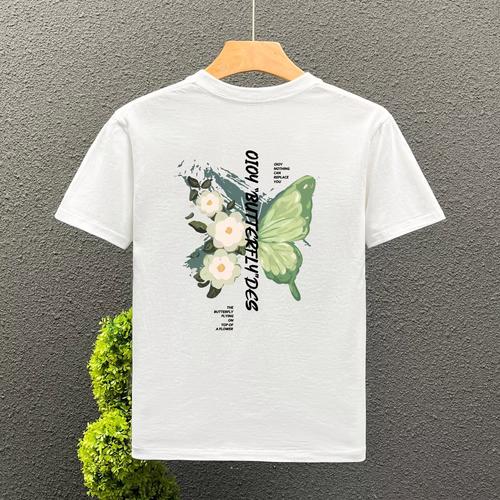 夏季男士時(shí)尚之選 韓版寬松短袖T恤，潮流休閑新風(fēng)尚